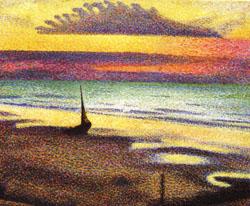 Georges Lemmen Beach at Heist oil painting image